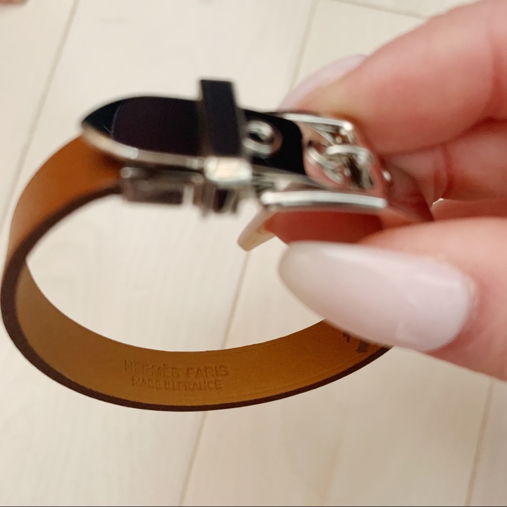 HERMES java 10 leather bracelet - Picture 2 of 5